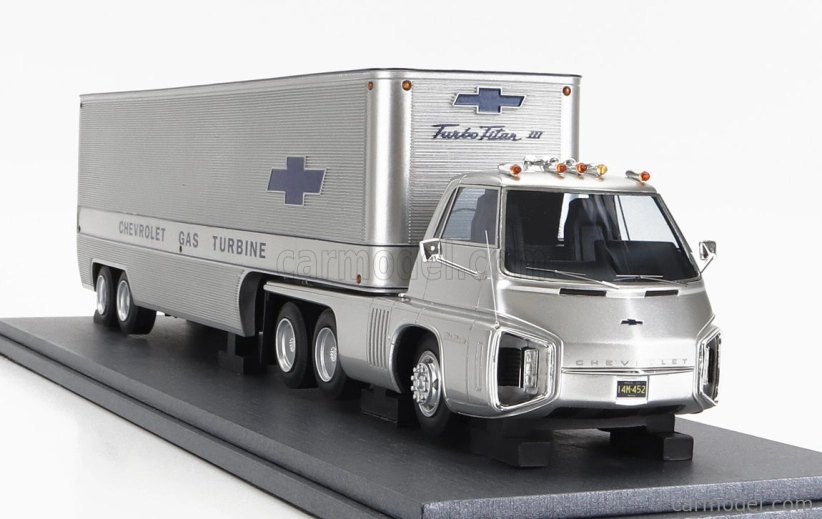 Autocult Chevrolet Titan Iii Turbo Truck Car Transporter Usa 1966 1:43 Silver