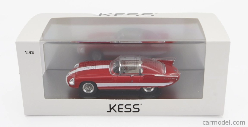 Kess-model Alfa romeo 6c 3000 Superflow Ii Pininfarina 1956 1:43 červená biela