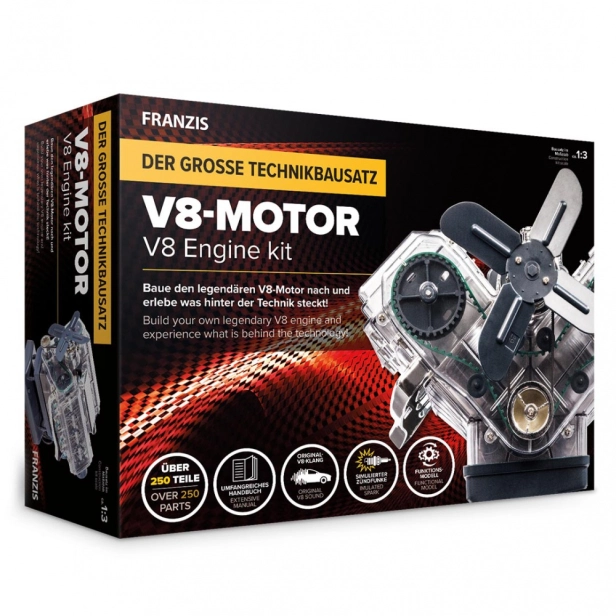 Maketová stavebnice motoru V8