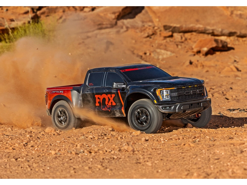RC auto Traxxas Ford Raptor R 4X4 1:8 Ultimate RTR Fox2