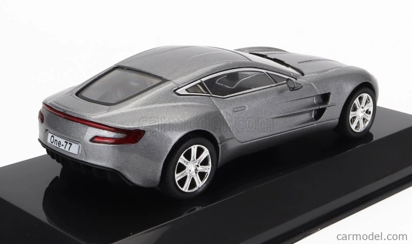 Edícia Aston martin One-77 2009 - Con Vetrina - S vitrínou 1:43 Grey Met
