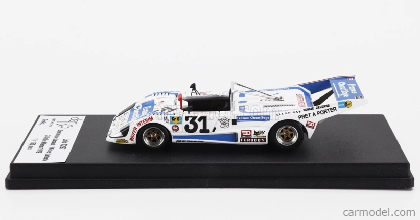 Trofeu Lola T297 Team Kores Racing N 31 24h Le Mans 1979 Dominique Lacaud - Michel Lateste 1:43 Bílá Modrá
