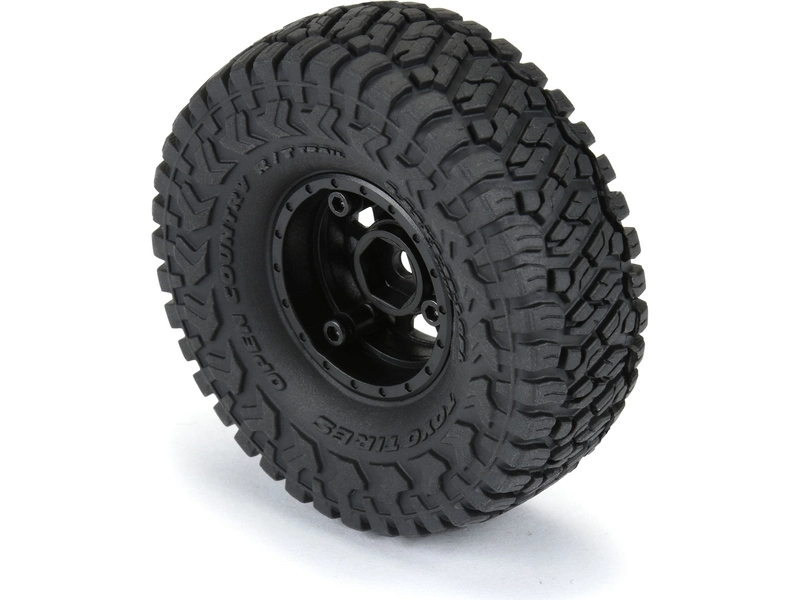 Pro-Line bicykel s pneumatikami 1:24 Toyo Open Country 1.0", disk H7 čierny+ (4)
