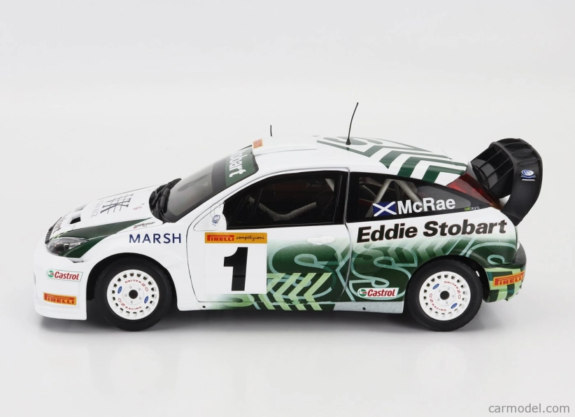 Sun-star Ford england Focus Rs Wrc 03 N 1 Rally Pirelli International 2005 Colin Mcrae 1:18 Bílá