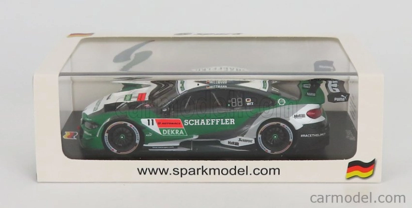 Spark-model BMW radu 4 M4 Schaeffler Team Rmg N 11 Super Gt Dream Race Fuji 2019 M.wittmann 1:43 Zelená Biela