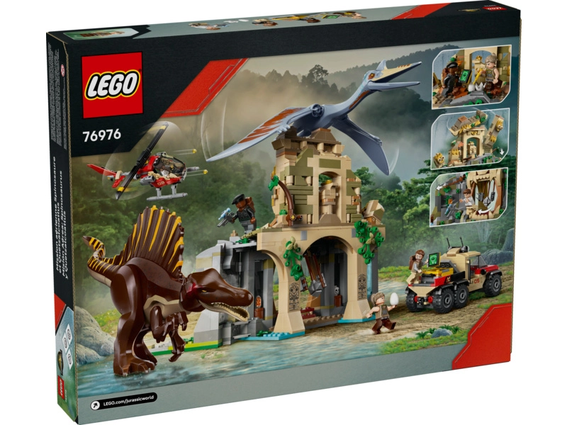 LEGO Jurský svet - Letecká misia so Spinosaurom a Quetzalcoatlom
