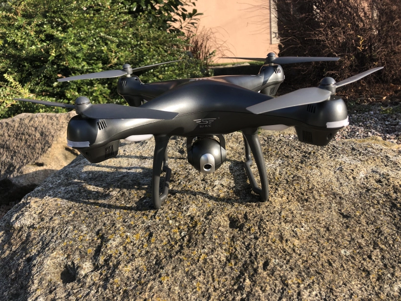 Dron S70W, tmavě šedá + náhradní baterie