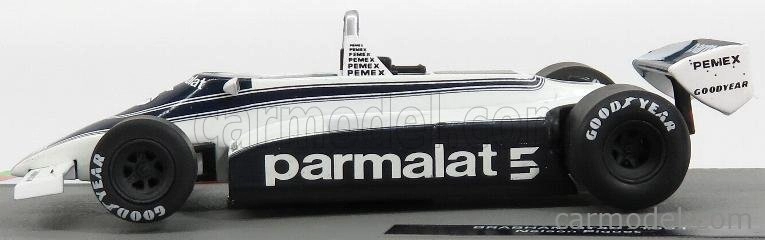 Edicola Brabham F1 Bt49c Ford N 5 Nelson Piquet Sezóna 1981 Majster sveta 1:43 Bielo modrá