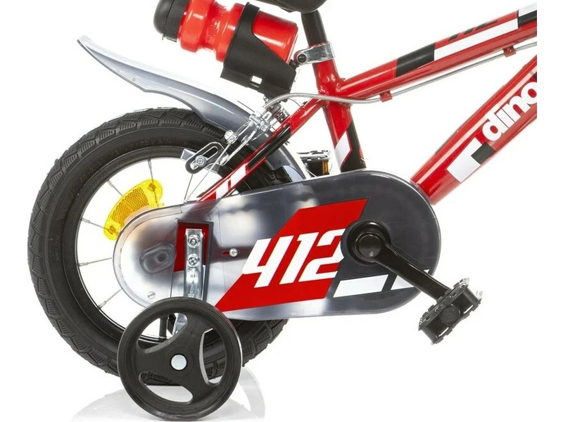 DINO Bikes - Dětské kolo 12" červené