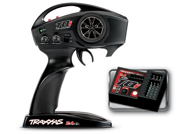 Traxxas - vysílač TQi 2 kan., přijímač