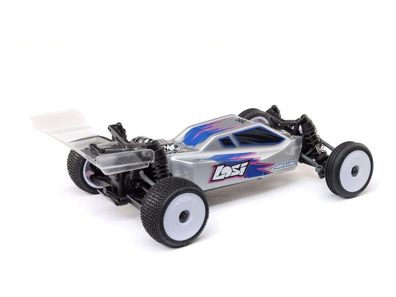 RC auto Losi Micro-B 1:24 RTR, strieborné