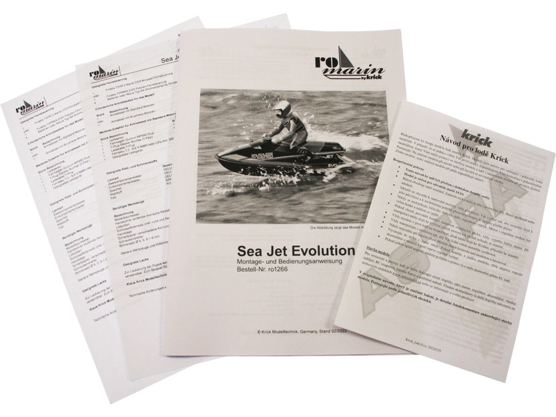 RC stavebnice ROMARIN Sea-Jet Evolution kit