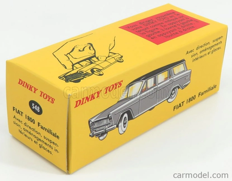 Edicola Fiat 1800 Familiare 1:43 Yellow Black