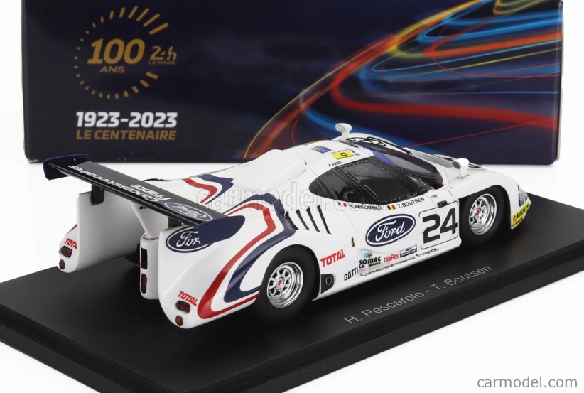 Spark-model Rondeau M482 4.0l V8 Team Ford Concessionaires N 24 24h Le Mans 1983 Henry Pescarolo - Thierry Boutsen 1:43 Biela