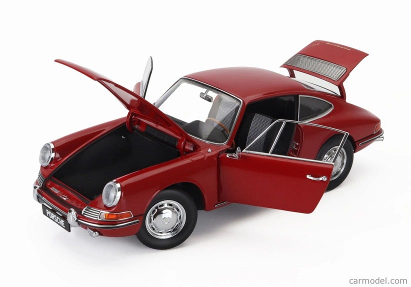 Kyosho Porsche 911 901 Coupe 1964 1:18 Značka Červená