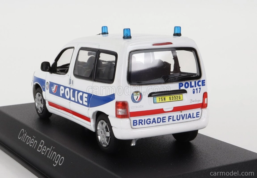 Norev Citroen Berlingo Police Nationale Brigade Fluviale 2004 1:43 Biela