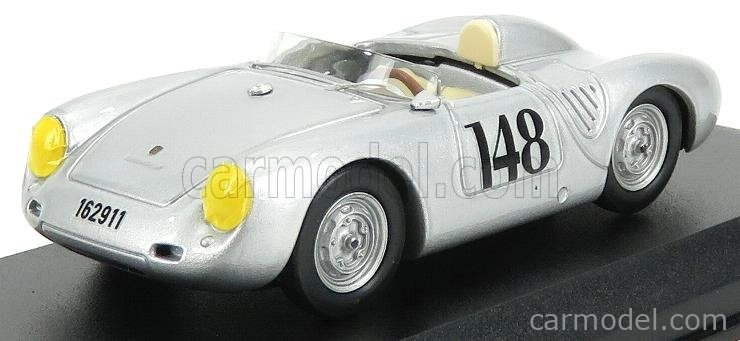 Najlepší model Porsche 550rs N 148 2nd Aosta- Gran San Bernardo 1957 Wolfgang Von Trips 1:43 Silver