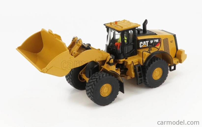 Dm-models Caterpillar Cat982m Ruspa Gommata - Scraper Tractor Wheel Loader 1:50 Žlutá Černá