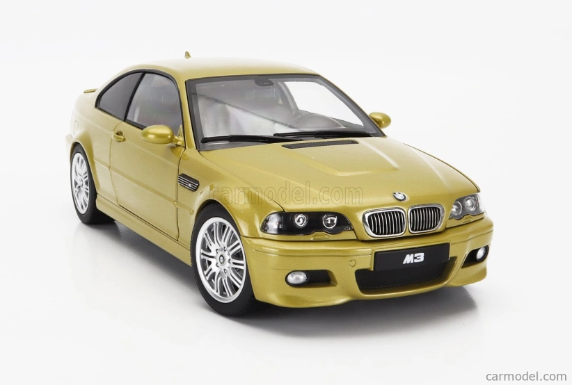 Norev BMW radu 3 M3 (e46) Coupe 2000 1:18 žltá met