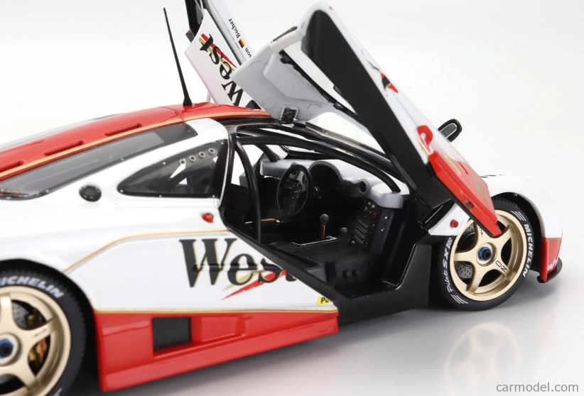 Solido Mclaren F-1 Gtr Bmw V12 Team West N 8 Bpr Gt Endurance 1995 John Nielsen - Thomas Bscher 1:18 Bílá Červená