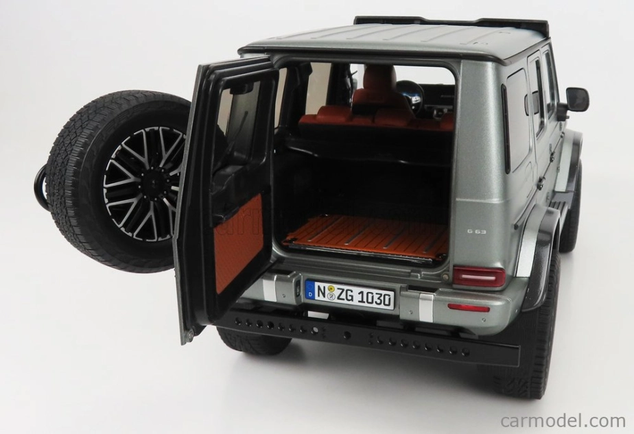 Nzg Mercedes benz G-class 4x4² 2022 1:12 Platina Stříbro Met