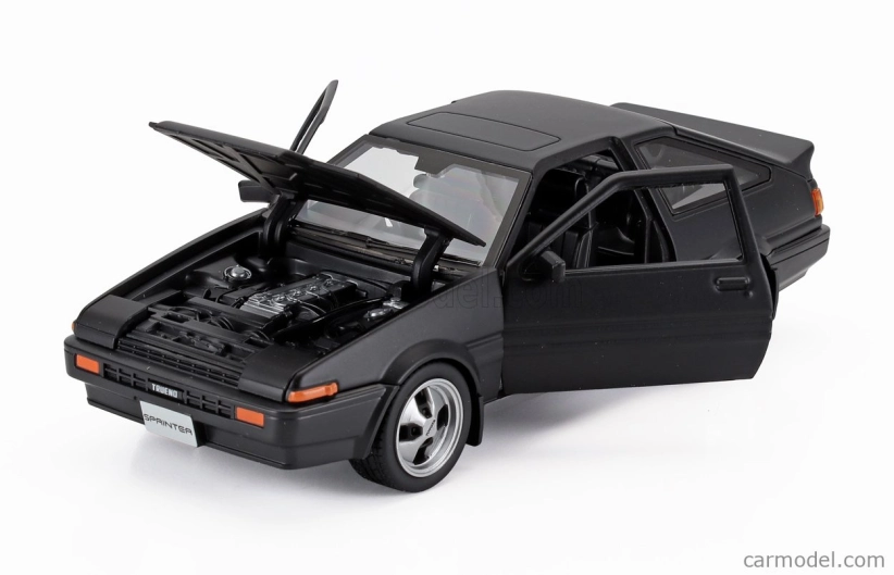Maisto Toyota Sprinter Trueno Ae86 1979 1:24 Black