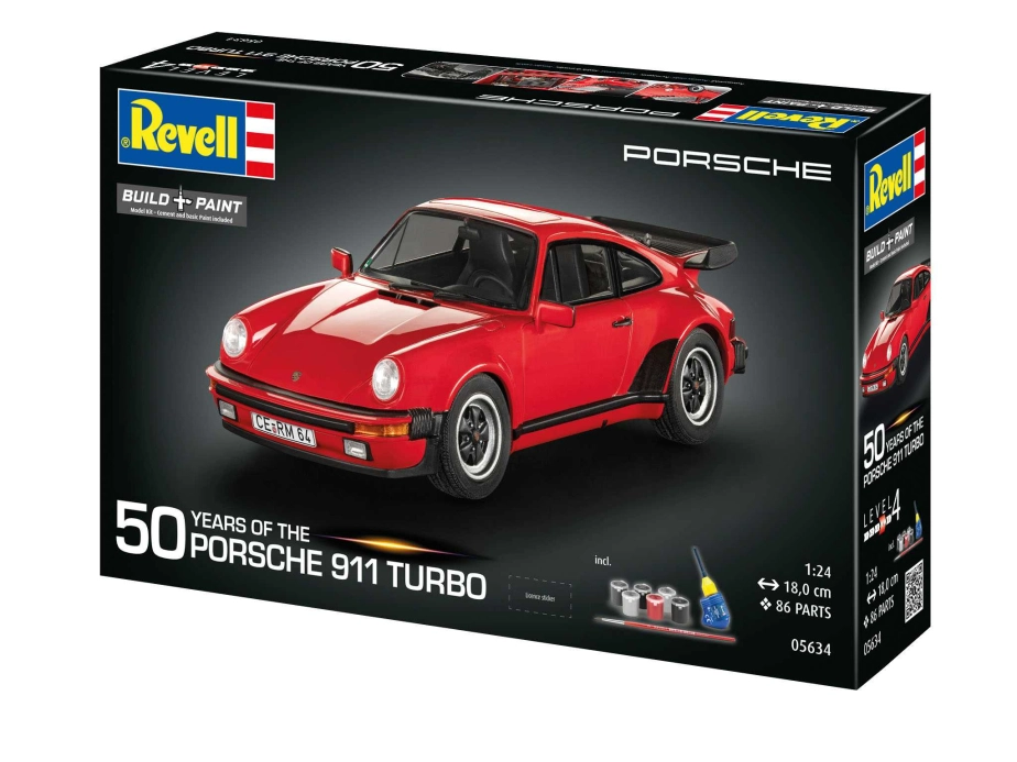 Revell Porsche 911 Turbo (50th Anniversary) (1:24) (darčeková súprava)