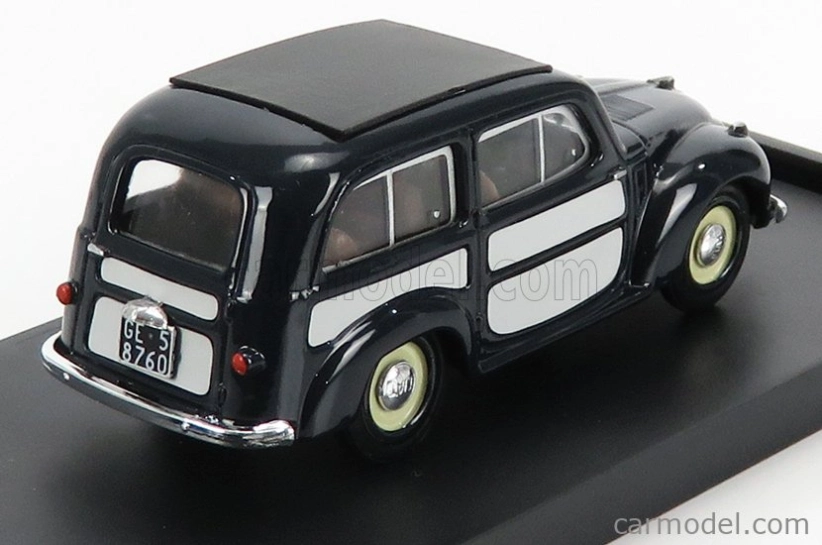 Brumm Fiat 500c Belvedere Chiusa 1951 1:43 modrá sivá