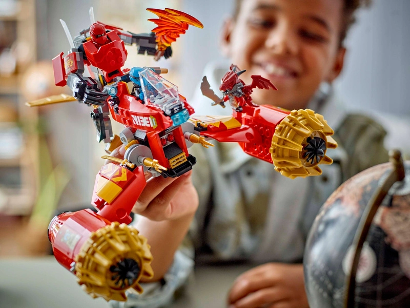 LEGO Ninjago – Kaiov búrkový jazdec a robot