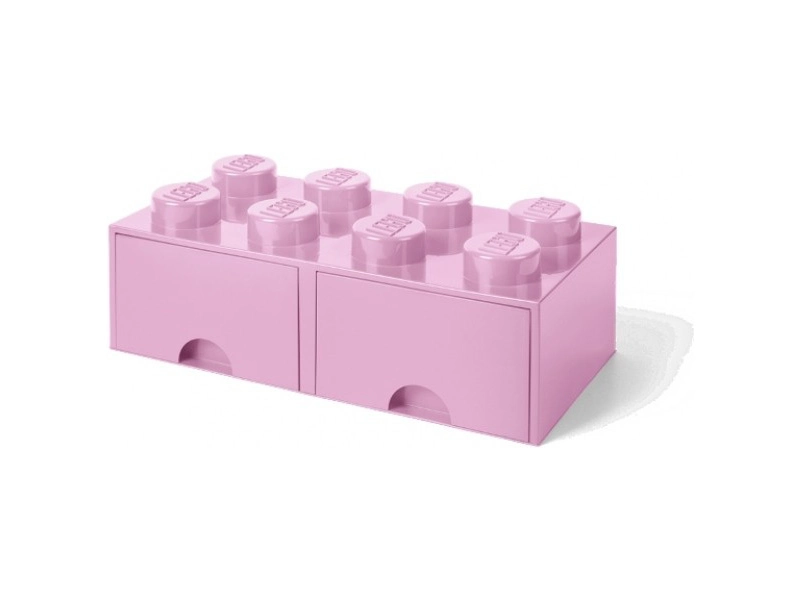 LEGO úložný box s šuplíky 250x500x180mm - modrý