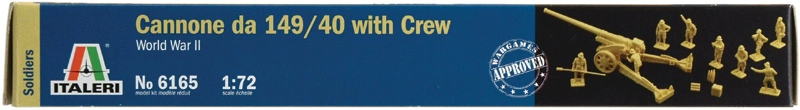 Italeri figúrky – WWII Cannone da 149/40 with Crew (1:72)