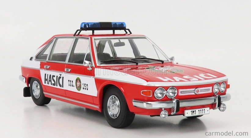 Triple9 Tatra 613 Czechoslovakia Hasici Fire Engine 1979 1:18 Červená Bílá