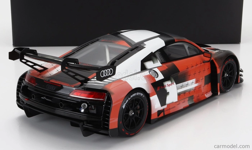 Spark-model Audi R8 Lms Gt3 Evo Ii Presentation 2022 1:18 Bílá Červená Černá