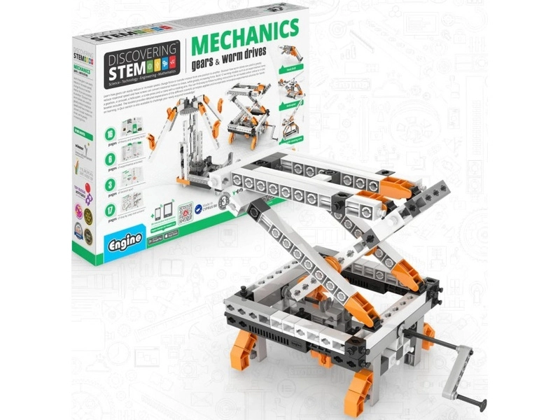 Mechanické prevodovky a šnekové prevodovky Engino Stem