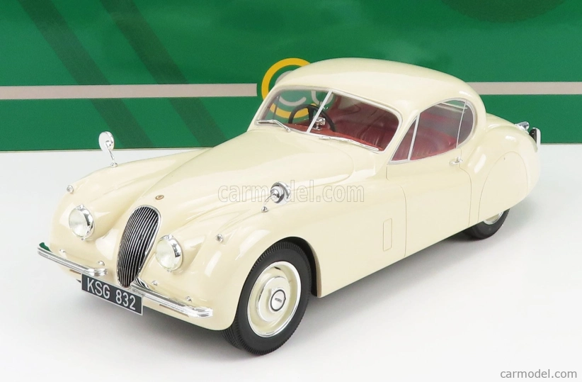 Cult-scale models Jaguar Xk120 Fhc 1951 1:18 Bílá