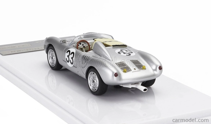 Tecnomodel Porsche 550a Team Porsche Kg N 33 24h Le Mans 1957 H.hermann - R.von Frankenberg 1:43 Strieborná