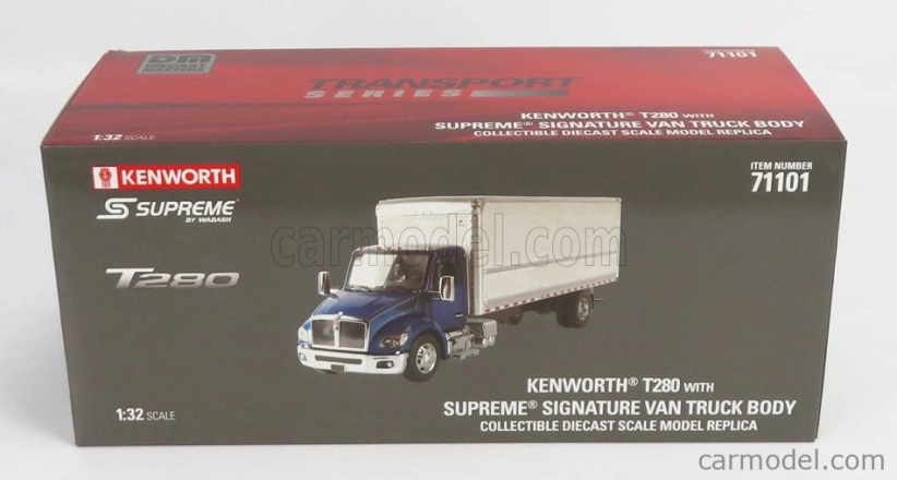 Dm-models Kenworth T280 Truck Cassonato 2010 1:32 Modrá Bílá