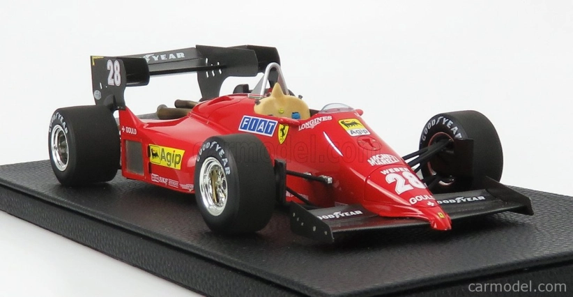Gp-replicas Ferrari F1 126c4 N 28 Season 1984 R.arnoux 1:18 Red