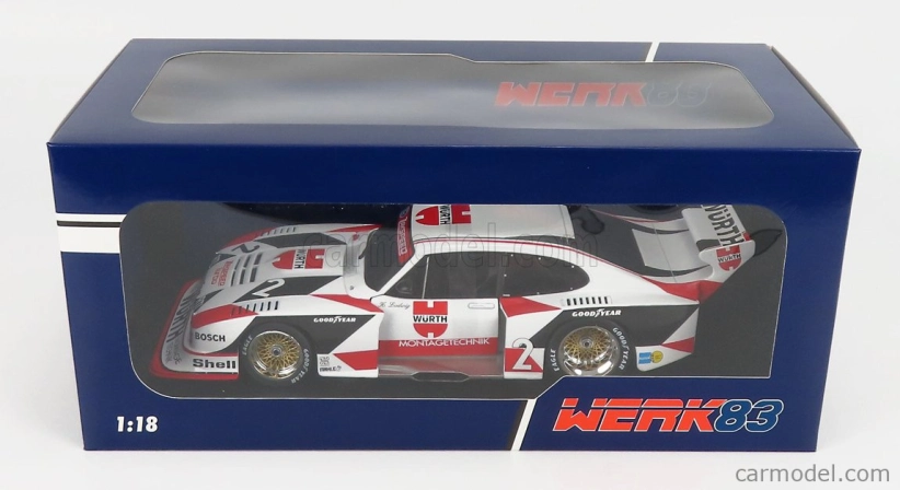Werk83 Ford england Capri Gr.5 Würth N 2 Drm Champion 1981 Klaus Ludwig 1:18 Bílá Červená Černá