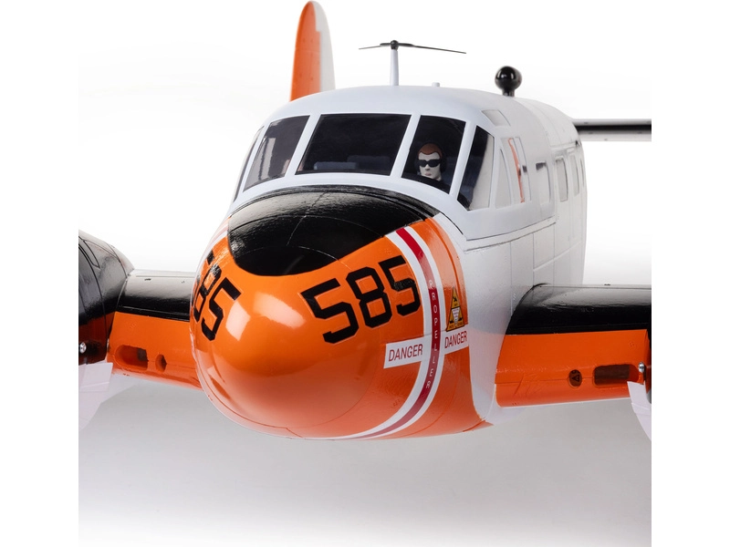 E-flite Beechcraft D18/RC-45J 1.5m BNF Basic AS3X+ SAFE Select
