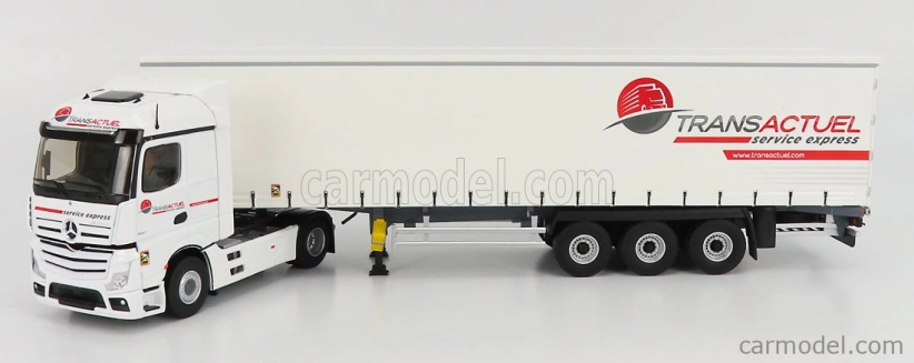 Eligor Mercedes benz Actros 5 1851 Truck Telonato Transactuel Transports 2018 1:43 Biela