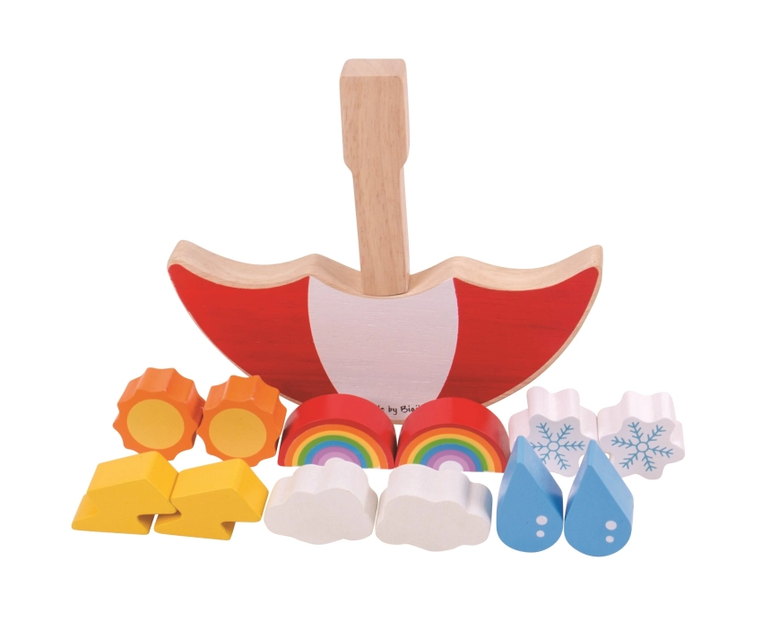 Bigjigs Toys Balančná hra Počasie – poškodený obal