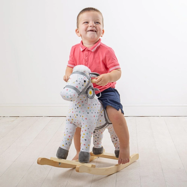 Bigjigs Toys Vzorovaný houpací kůň