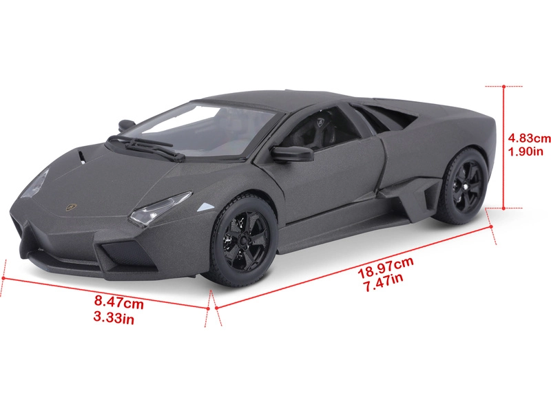 Bburago Plus Lamborghini Reventón 1:24 šedá metalíza