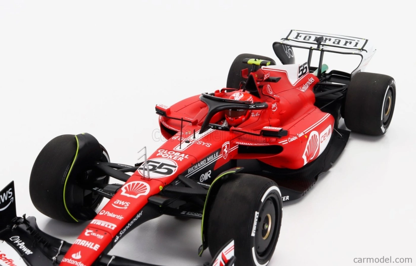 Bbr-models Ferrari F1 Sf-23 Team Scuderia Ferrari N 55 Las Vegas Usa Gp 2023 Carlos Sainz 1:18 Červená Bílá Černá