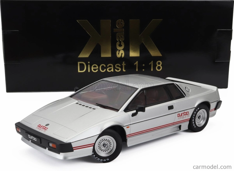 Kk-scale Lotus Esprit Turbo 1981 1:18 Silver Red