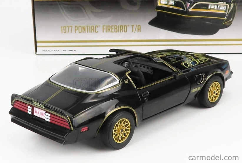 Greenlight Pontiac Firebird Trans-am 1977 1:24 čierna zlatá