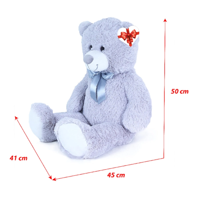 Rappa Velký plyšový medvěd Hugo s visačkou 80 cm