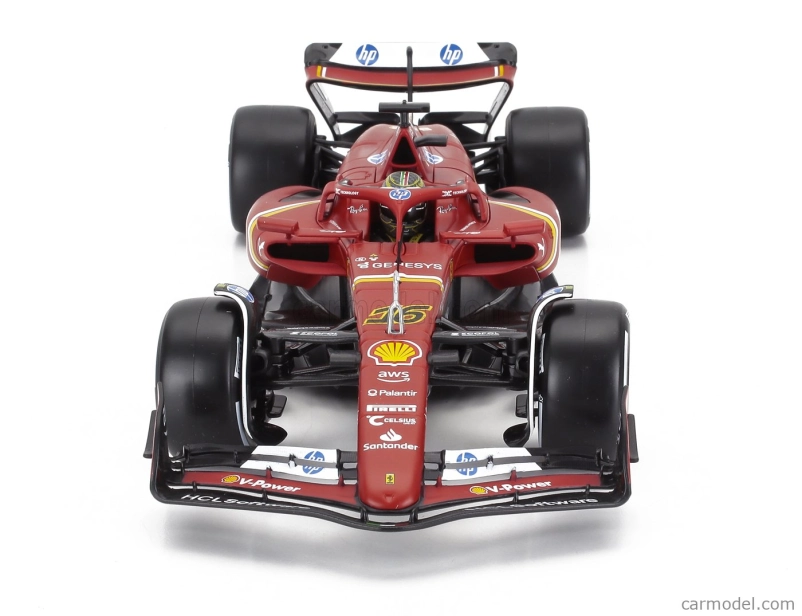 Bburago Ferrari F1 Sf-24 Team Scuderia Ferrari N 16 Winner Italy Monza Gp 2024 Charles Leclerc 1:18 červená biela čierna