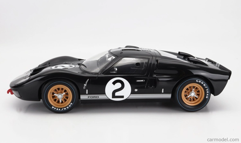 Cmr Ford usa Gt40 Mkii 7.0l V8 Team Shelby American Inc. N 2 1:12, černá